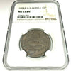 German New Guinea 1894 10 Pfennig Bird of Paradise Wilhelm II NGC MS63