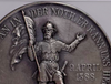 Rare Swiss Silver Medal 1888 Victory Glarus the Battle at Nafels NGC