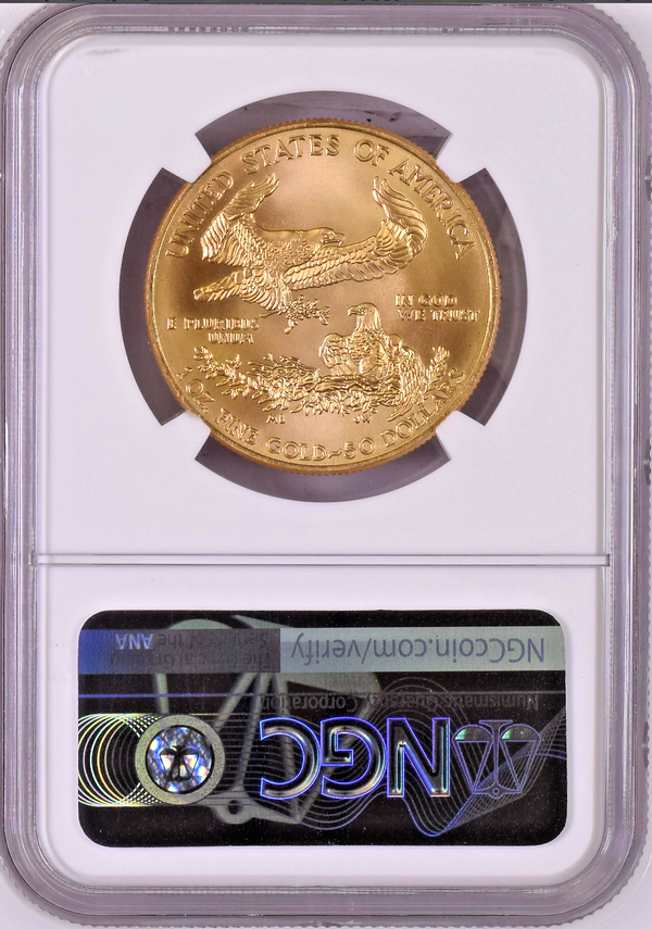 2018 Gold 1oz Coin $50 American Eagle Coin United States NGC MS69
