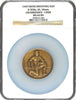Swiss 1949 Shooting Medal Graubunden Chur R-858a Schweiz NGC MS64 No Reserve _06