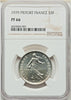 France 1979 Silver Coin 5 Francs Piefort Semeuse Sower NGC PF66
