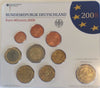 2008 J Germany Official Euro 9 Coins Set Special Edition Hamburg Deutschland