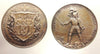 Rare Swiss 1900 Silver Shooting Medal Graubunden Chur R-840b NGC MS62 Mint.-360