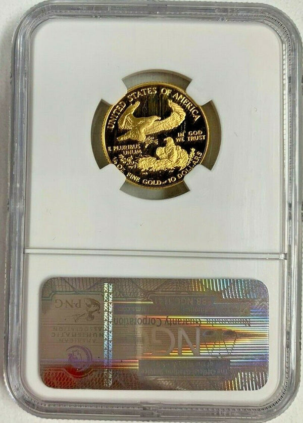 1996 W Gold $10 American Eagle Proof Coin 1/4 oz West Point NGC PF69 Low Mintage