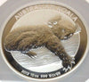2012 P Australia 10 oz Silver Coin 10 Dollars Koala Bear on Eucalyptus NGC MS69