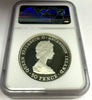 1984 Ascension Island Proof Silver Coins 50 Pence Piedfort NGC PF63 Mint-5,000