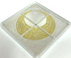 2019 Ukraine 4 square coins 10 UAH Silver/Gold 4oz Pectoral Spiritual Treasure