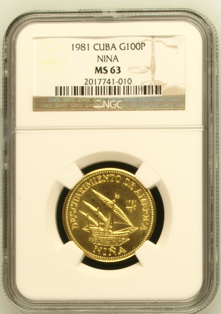 Cuba 1981 100 Pesos Nina Coin